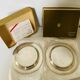 Christofle / galia trays in hallmarked silver metal in their case