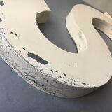 Old sign letter 40 cm vintage