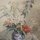 Aquarelle et cadre bois vernis 1900