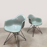 DAR dining chairs fiberglass shell chairs Charles & Ray Eames Vitra