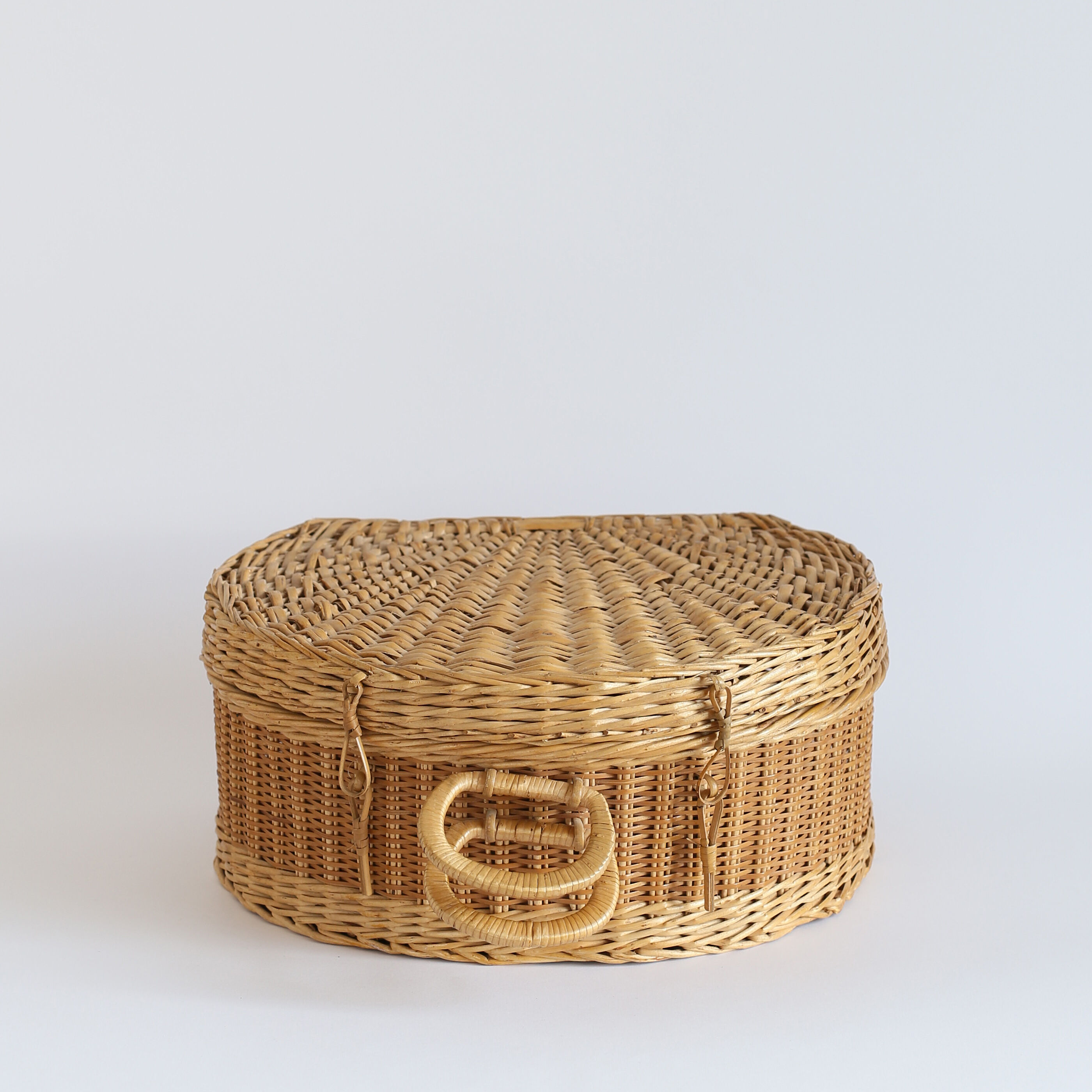 Wicker suitcase