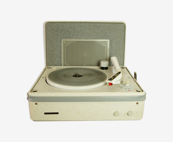 Tourne disque avec chargeur de vinyles Radialva vers 1950 | Selency