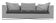 Gray sofa by Didier Gomez for Ligne Roset