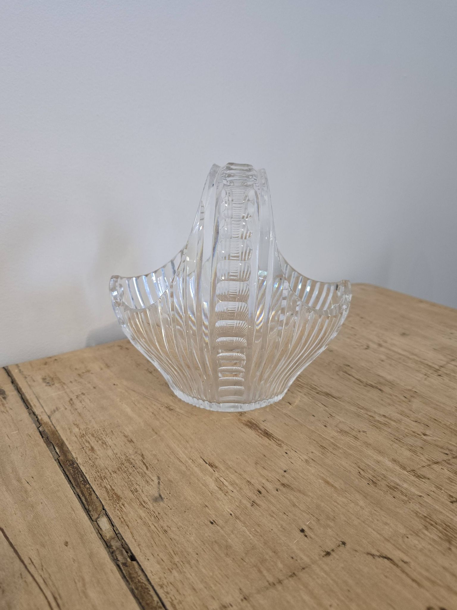 Panier à fruits en cristal 1960