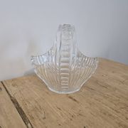 Panier à fruits en cristal 1960