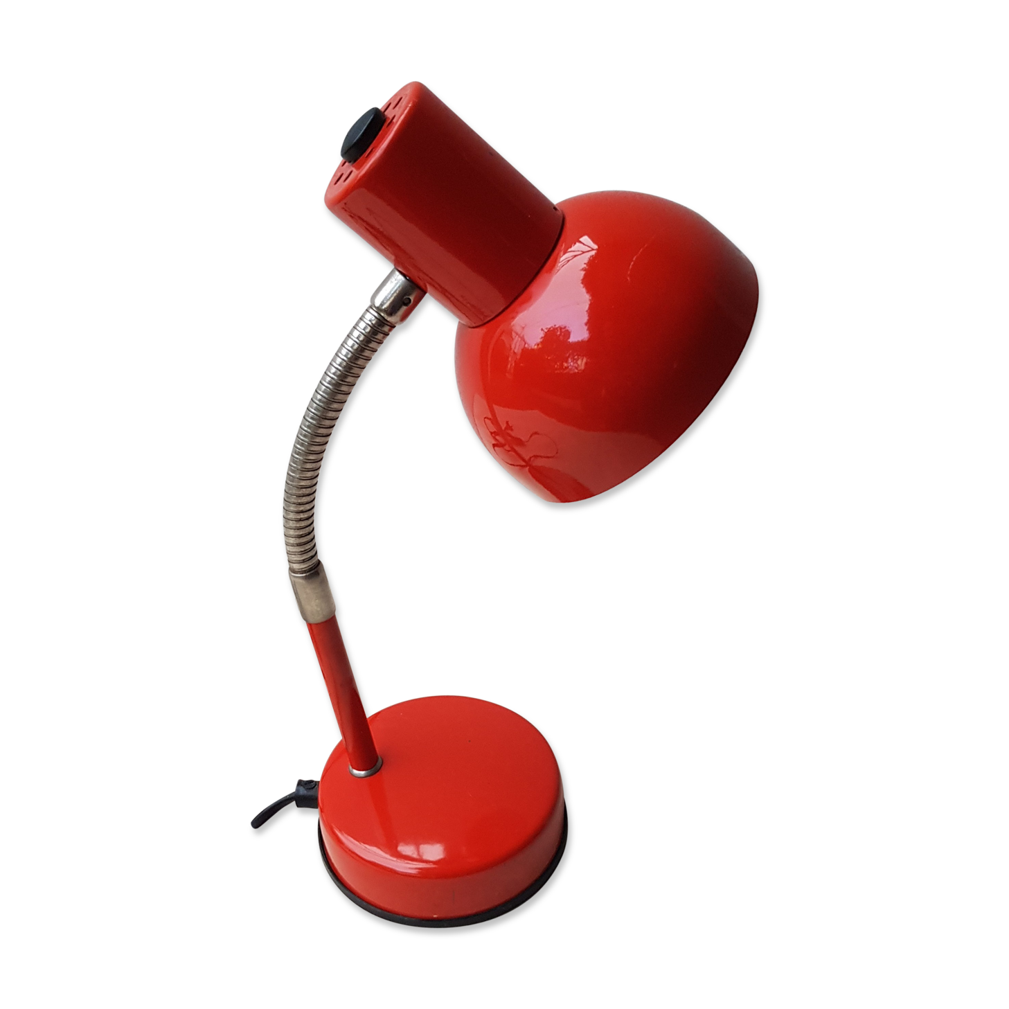 70's orange desk lamp