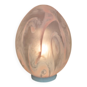 Lampe oeuf en verre