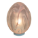Glass egg lamp