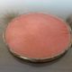 Set of 4 coasters in salmon pink mother-of-pearl