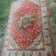Large Persian carpet made of wool from the 1970s.