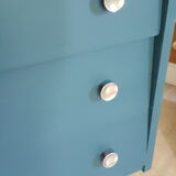 Blue vintage dresser