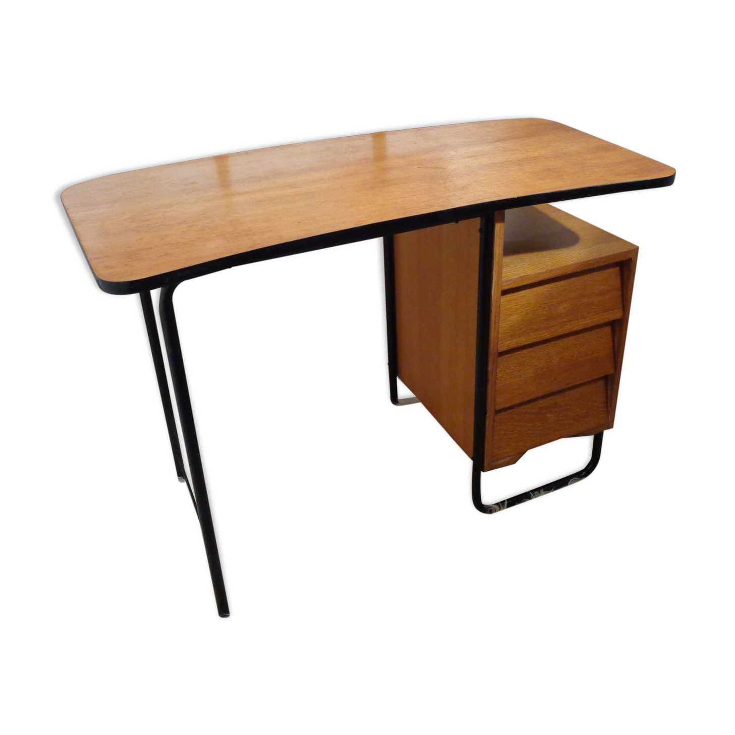 Vintage desk of the bean shaped tray 50