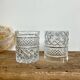 5 vintage whiskey glasses