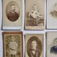 Set of 21 old photographic portraits from the end of the 19th century to the beginning of the 20th century