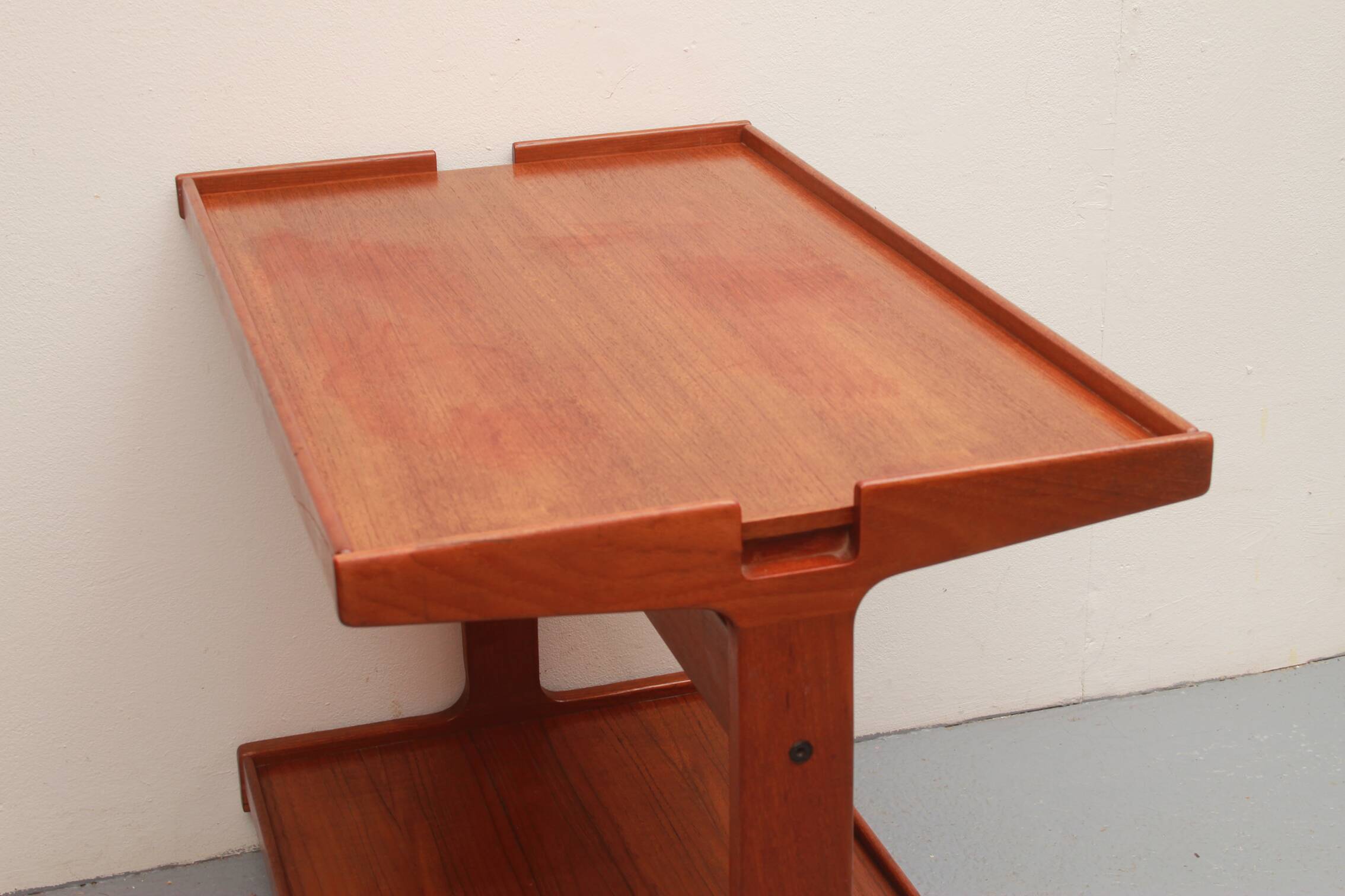 1970s serving trolley in teak
