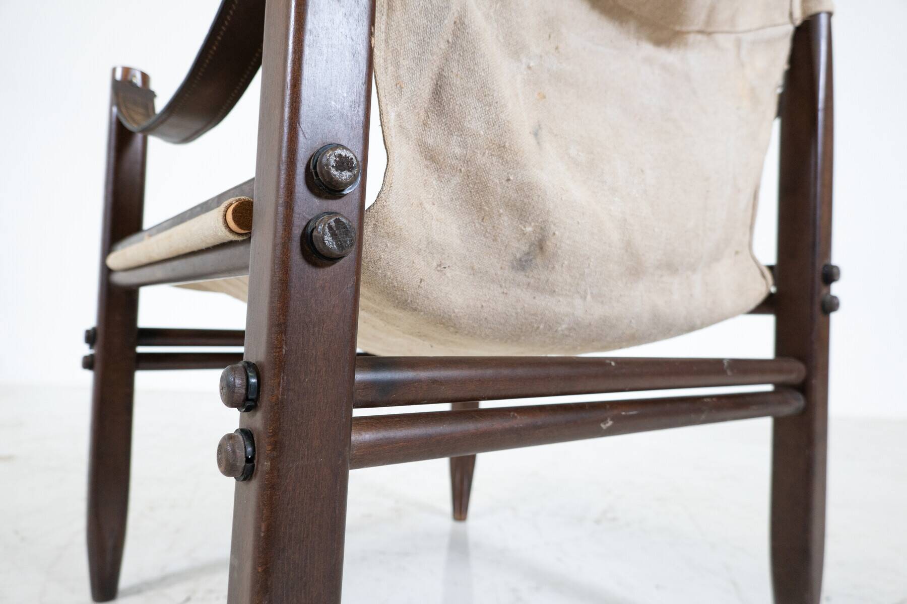 Pair of Safari Armchairs by Gianfranco Legler for Zanotta, 1960s