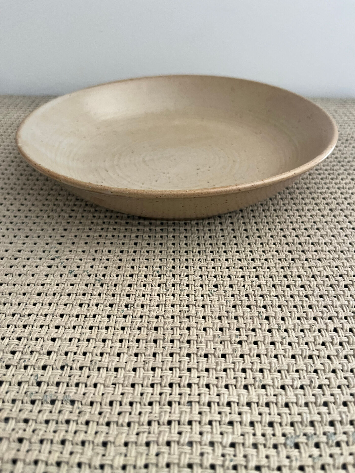 6 deep plates in stoneware