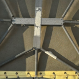 Rare panoramic sofa and two armchairs “G10” set by Pierre Guariche