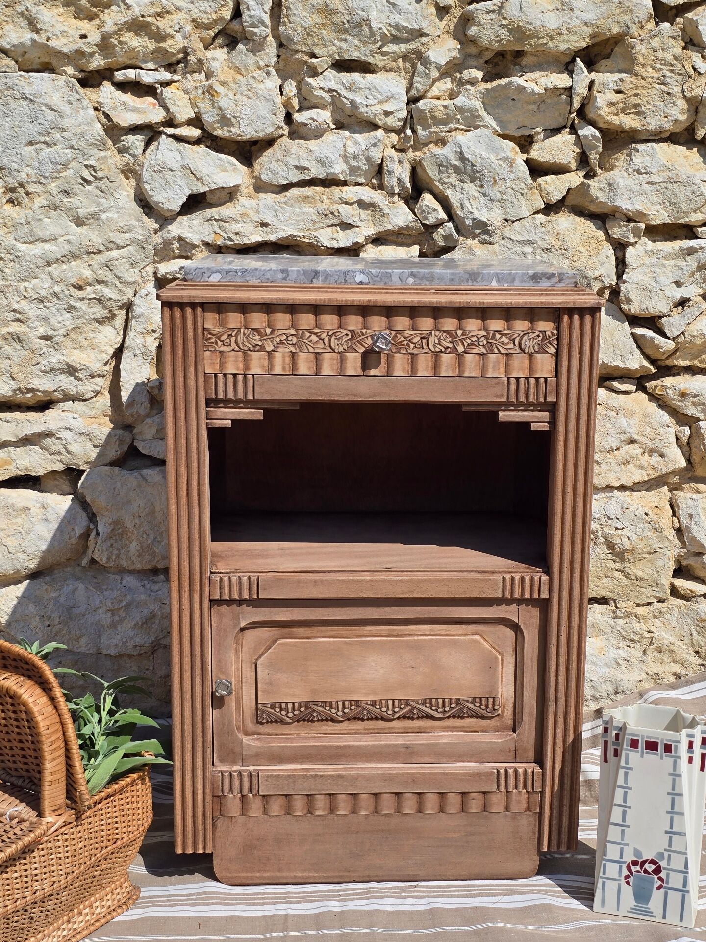 Bedside table or small Art Deco storage/occasional furniture
