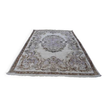 Vintage handmade Turkish rug 210x314 cm