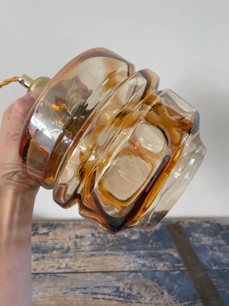 Vintage Murano glass pendant lamp