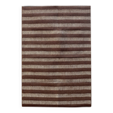 Tapis en laine rayé