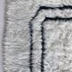 Moroccan Berber carpet Beni Ouarain with black graphic patterns 2.4x1.58m