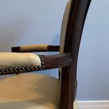Executive chair, leatherette, XIXth