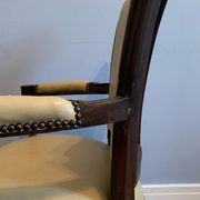Fauteuil directoire, similicuir, XIXème