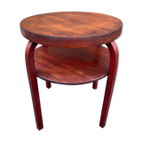 Tea table pedestal table Bent wood fischel in aajou 1920