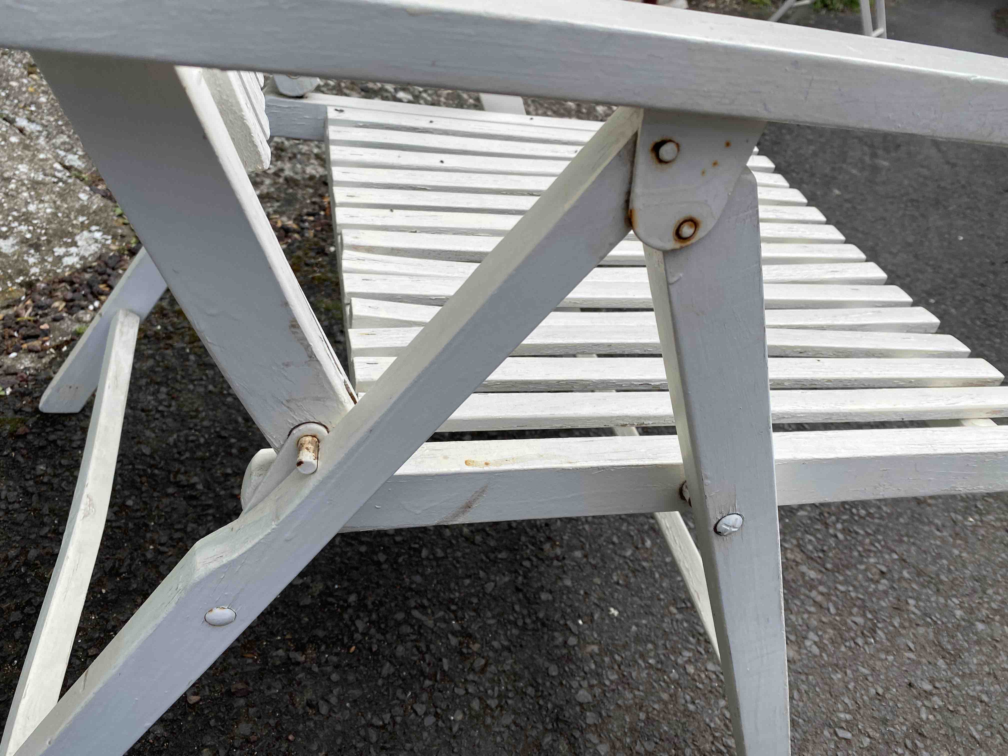 Folding vintage garden furniture