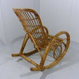 Rattan rocking chair 1960’s