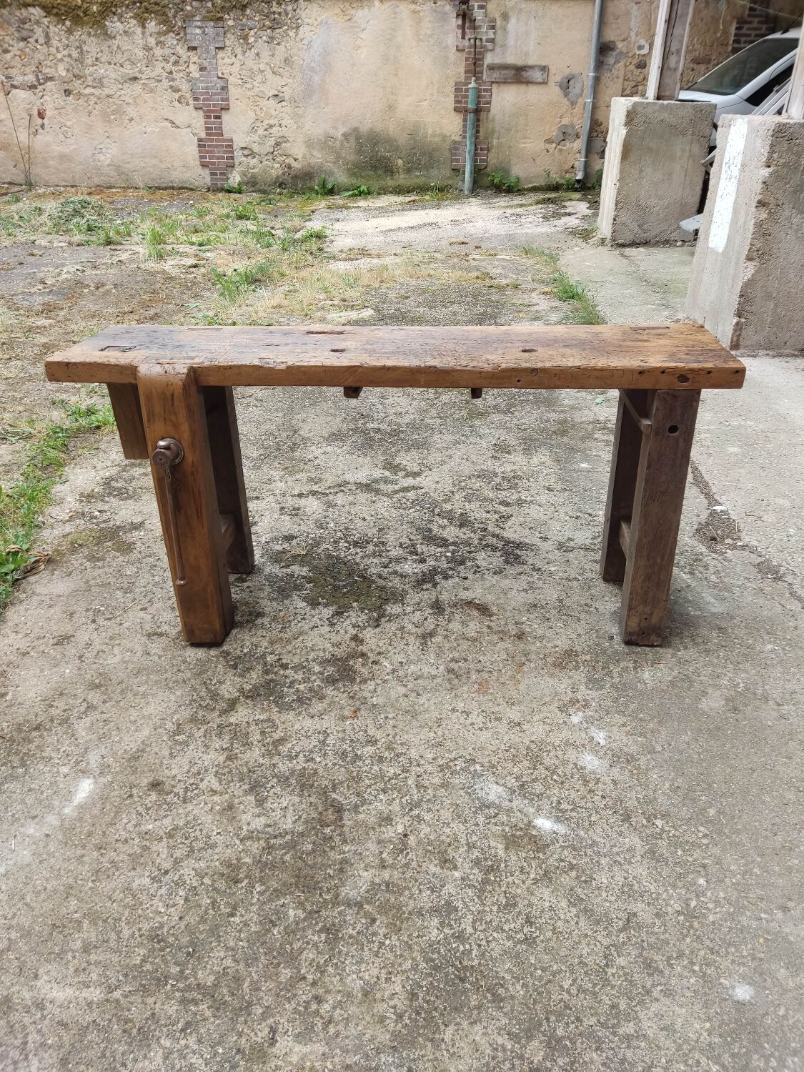 Oak workbench