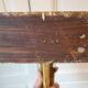 Console murale en bois et stuc dorée mi XIXeme