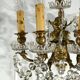 Bronze and Crystal Wall Lights with Pendants, Louis XV style – Late 19th century
