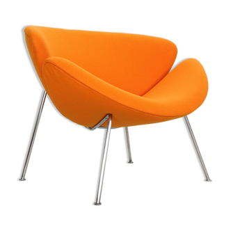 Pierre Paulin "Orange Slice" lounge chair new upholstery for Artifort, 1960s