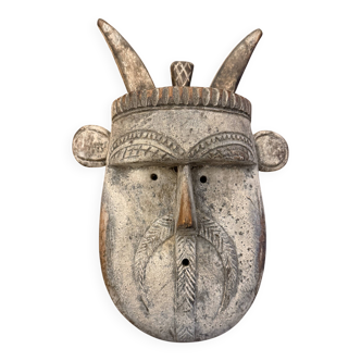 African mask with moustaches