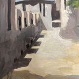 Huile sur panneau vintage