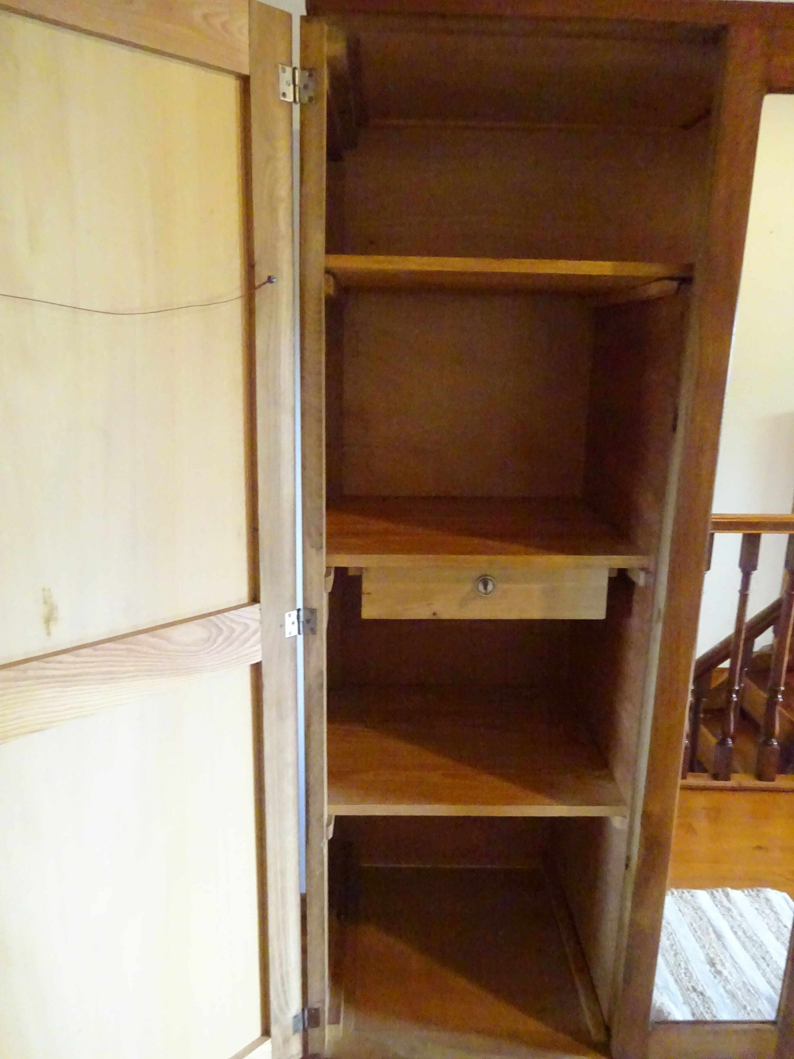 Armoire avec penderie et étagères, 1960s