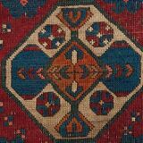 Antique Caucasian Tribal Rug - Handwoven