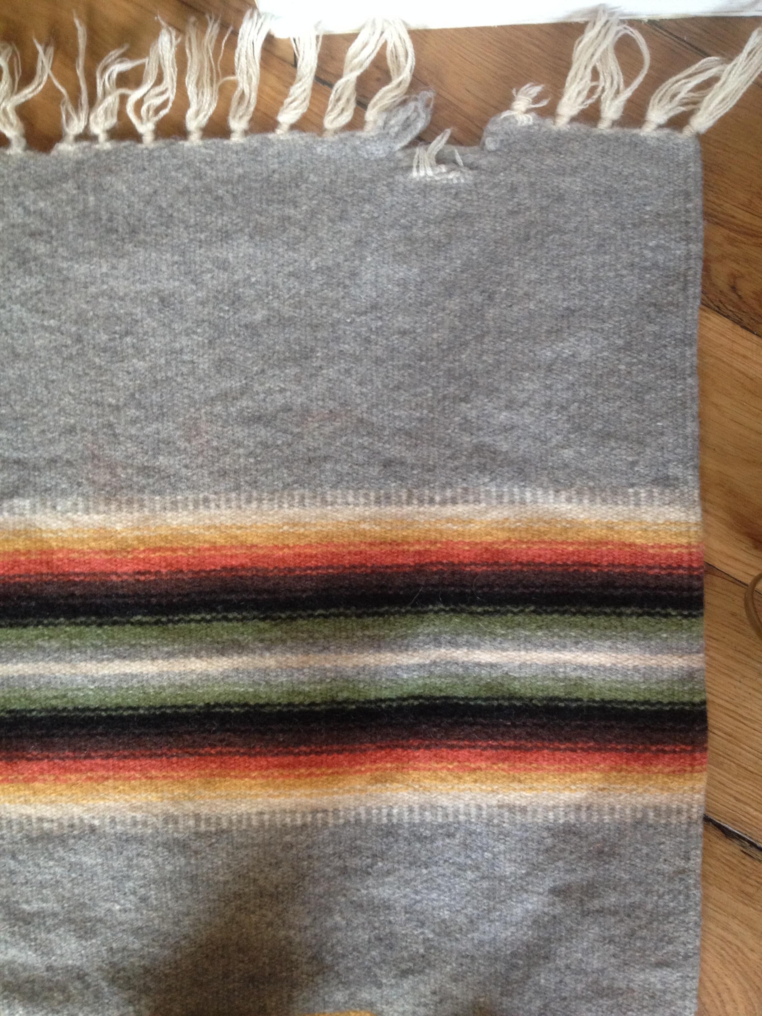 Carpet Kilim of India in wool, 180 x 105