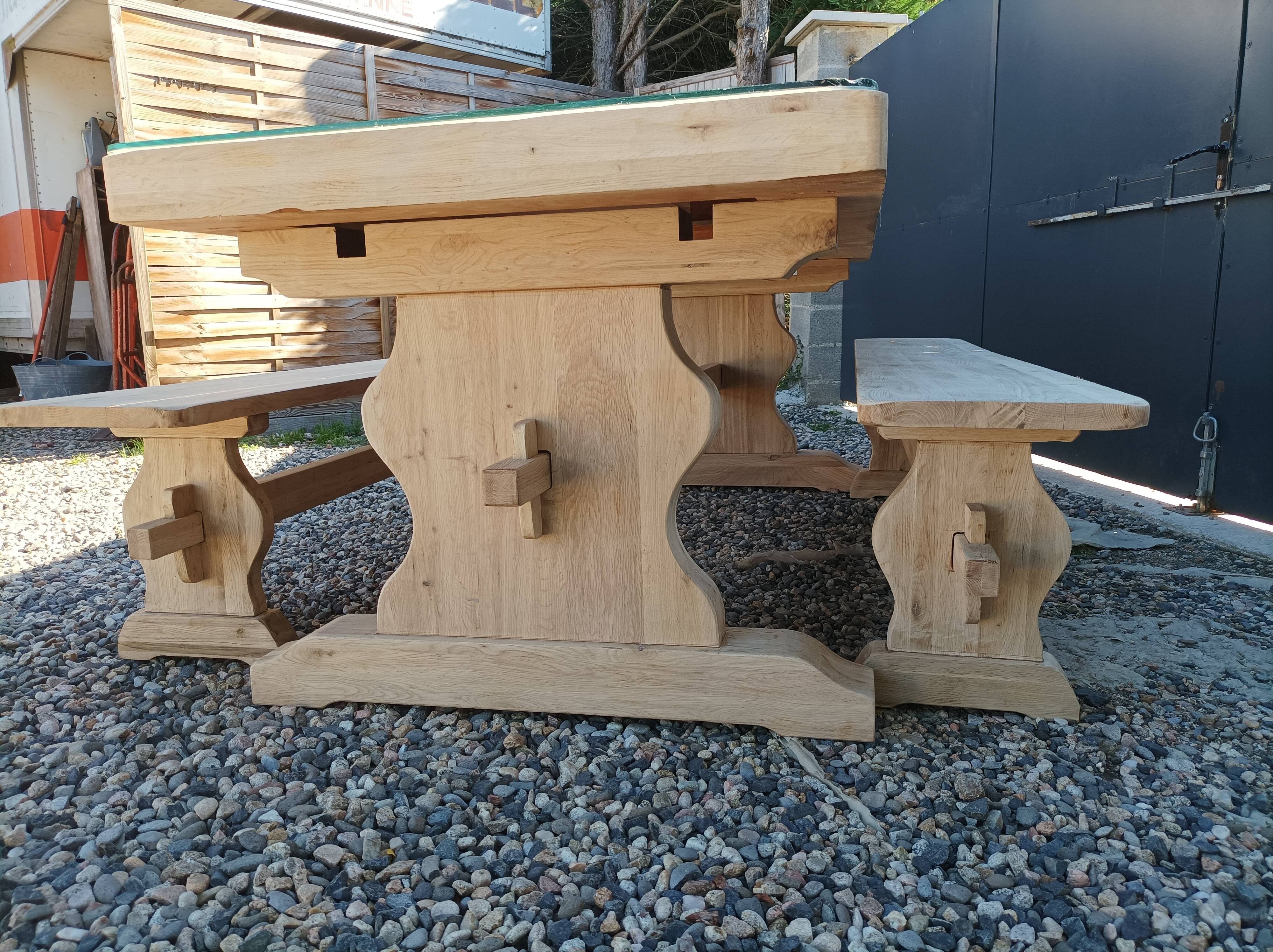 Monastery table with 2 benches