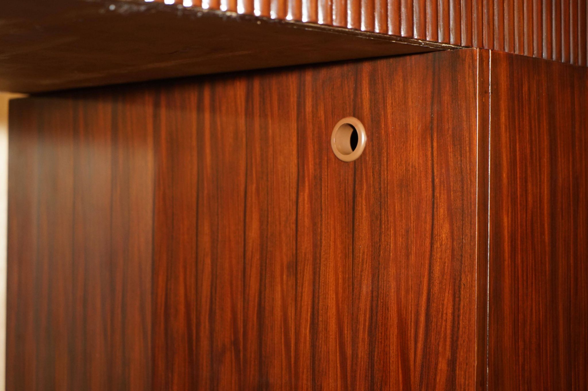 Art Deco Desk Ralph Lauren Macassar & leather