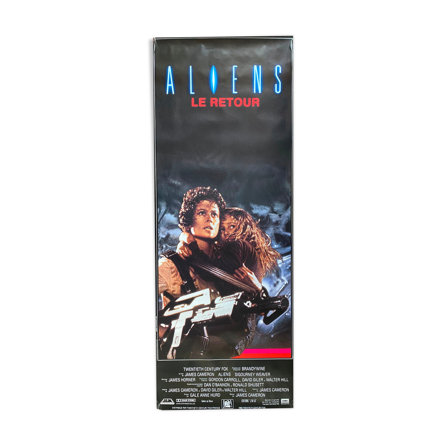 Movie poster "Aliens the return" Sigourney Weaver, 1986