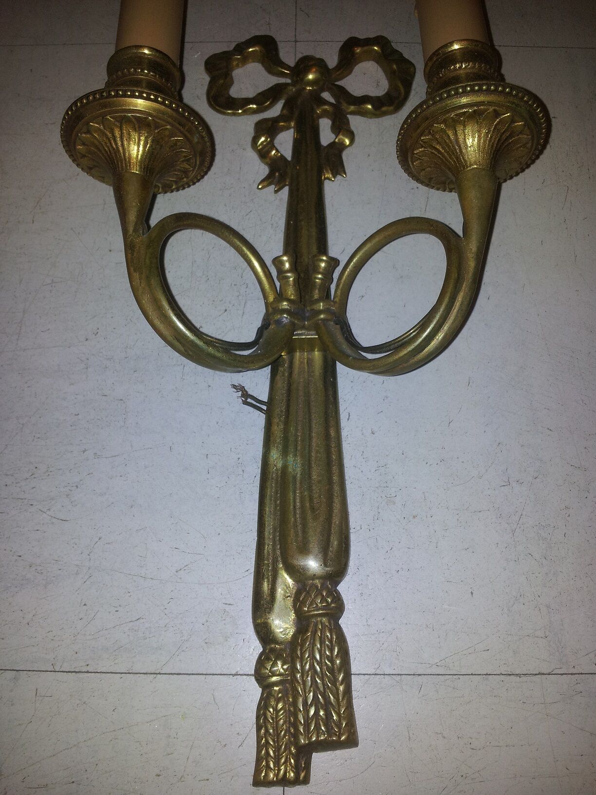 Bronze sconce