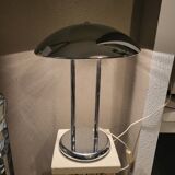 Lampe champignon chromé par Robert Sonneman,Ikea
