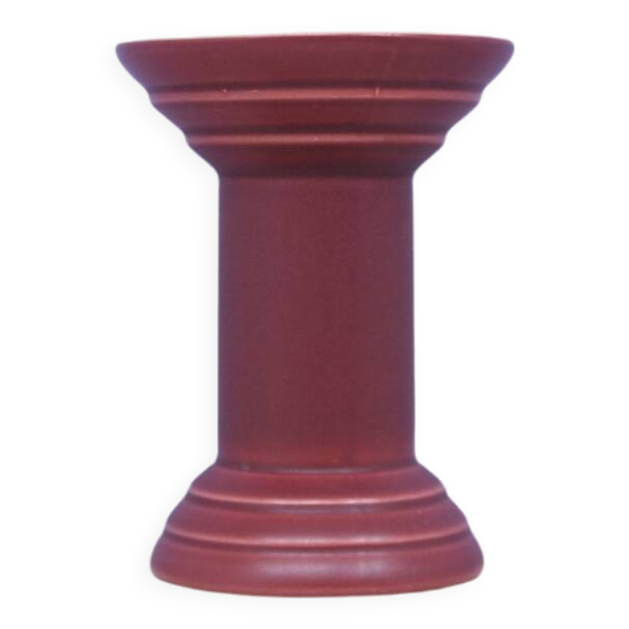 vintage burgundy vase