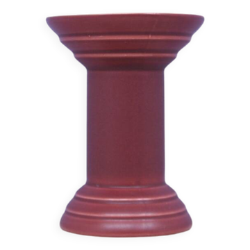 vintage burgundy vase