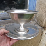 Old Gombault silver-plated cut and plate
