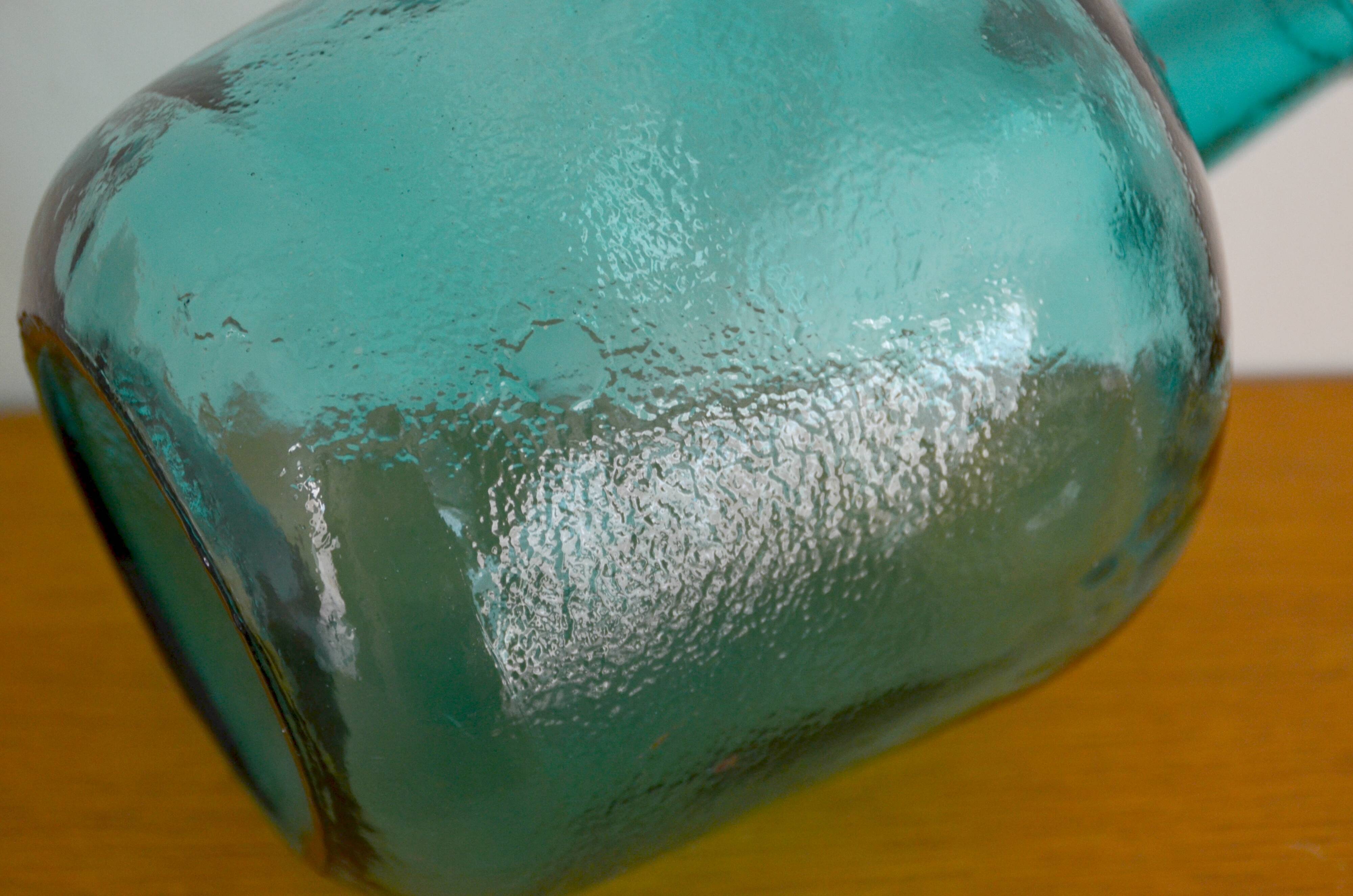 Blue demijohn carboy